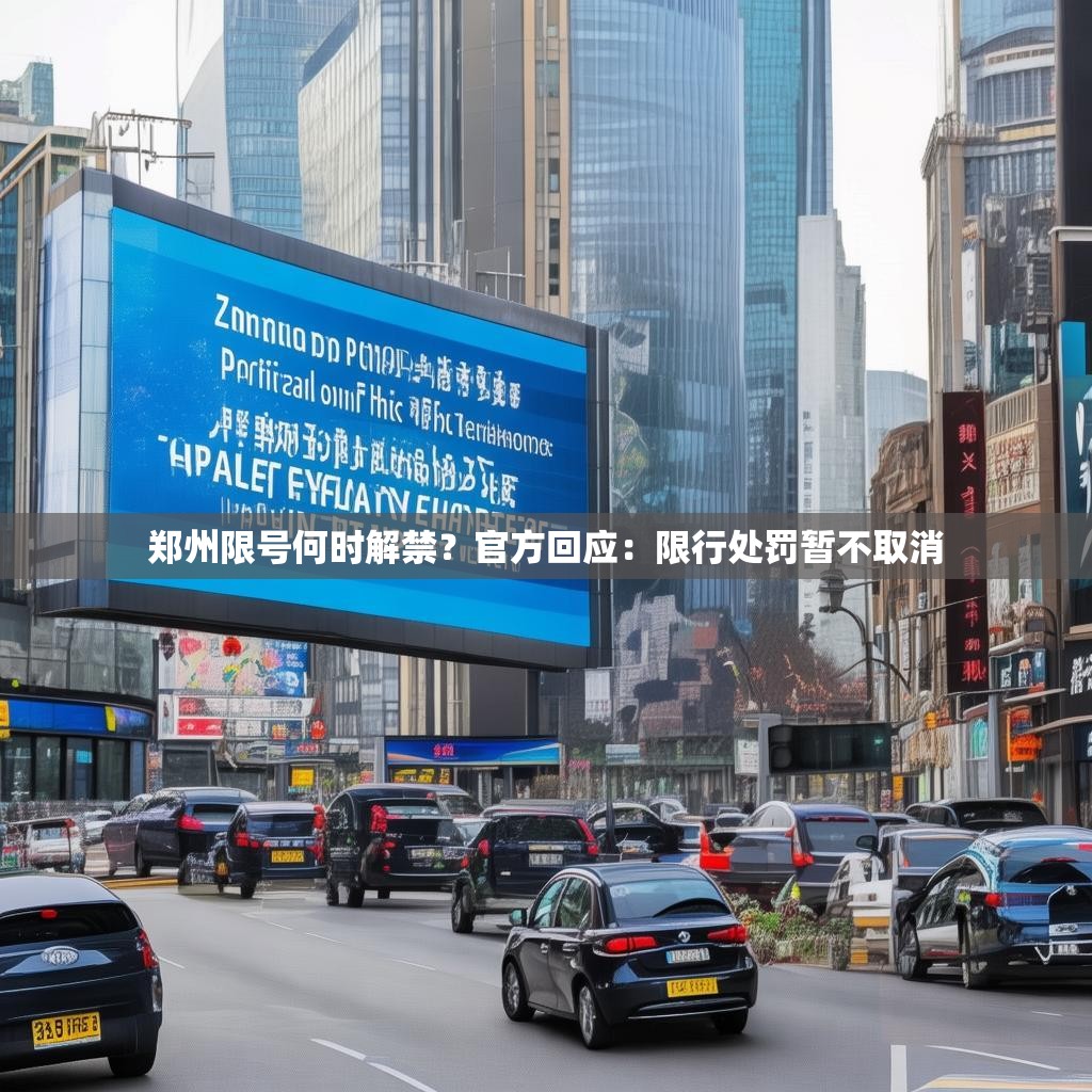 郑州限号何时解禁？官方回应：限行处罚暂不取消