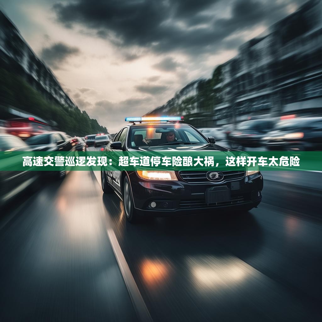 高速交警巡逻发现：超车道停车险酿大祸，这样开车太危险
