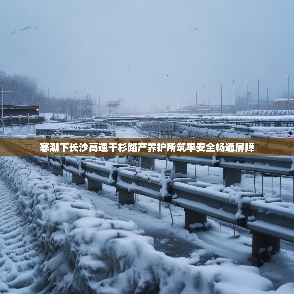 寒潮下长沙高速干杉路产养护所筑牢安全畅通屏障