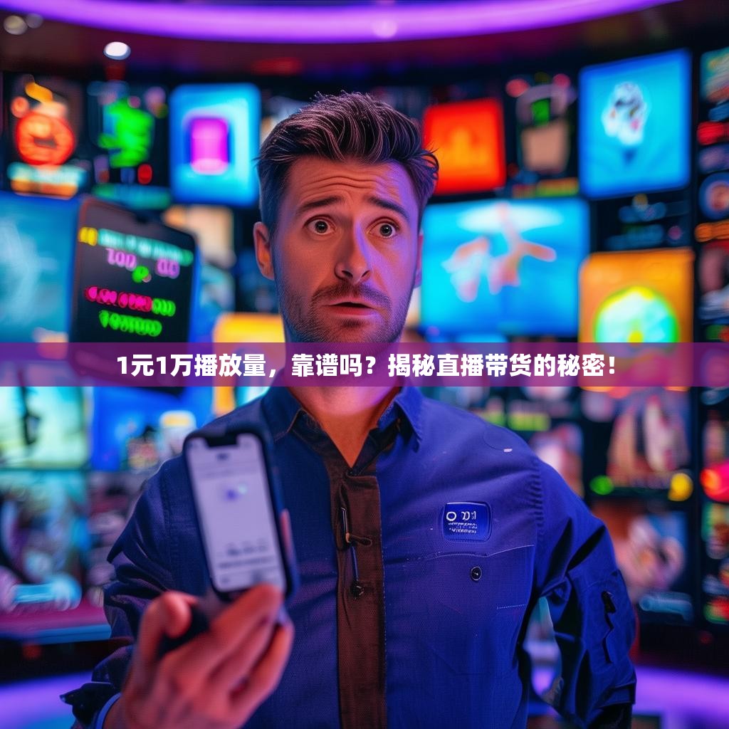 1元1万播放量，靠谱吗？揭秘直播带货的秘密！