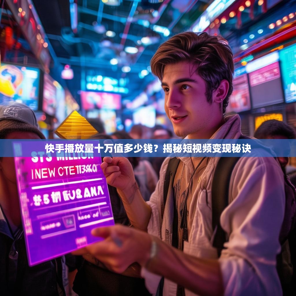 快手播放量十万值多少钱？揭秘短视频变现秘诀