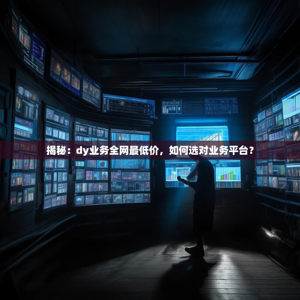 揭秘：dy业务全网最低价，如何选对业务平台？