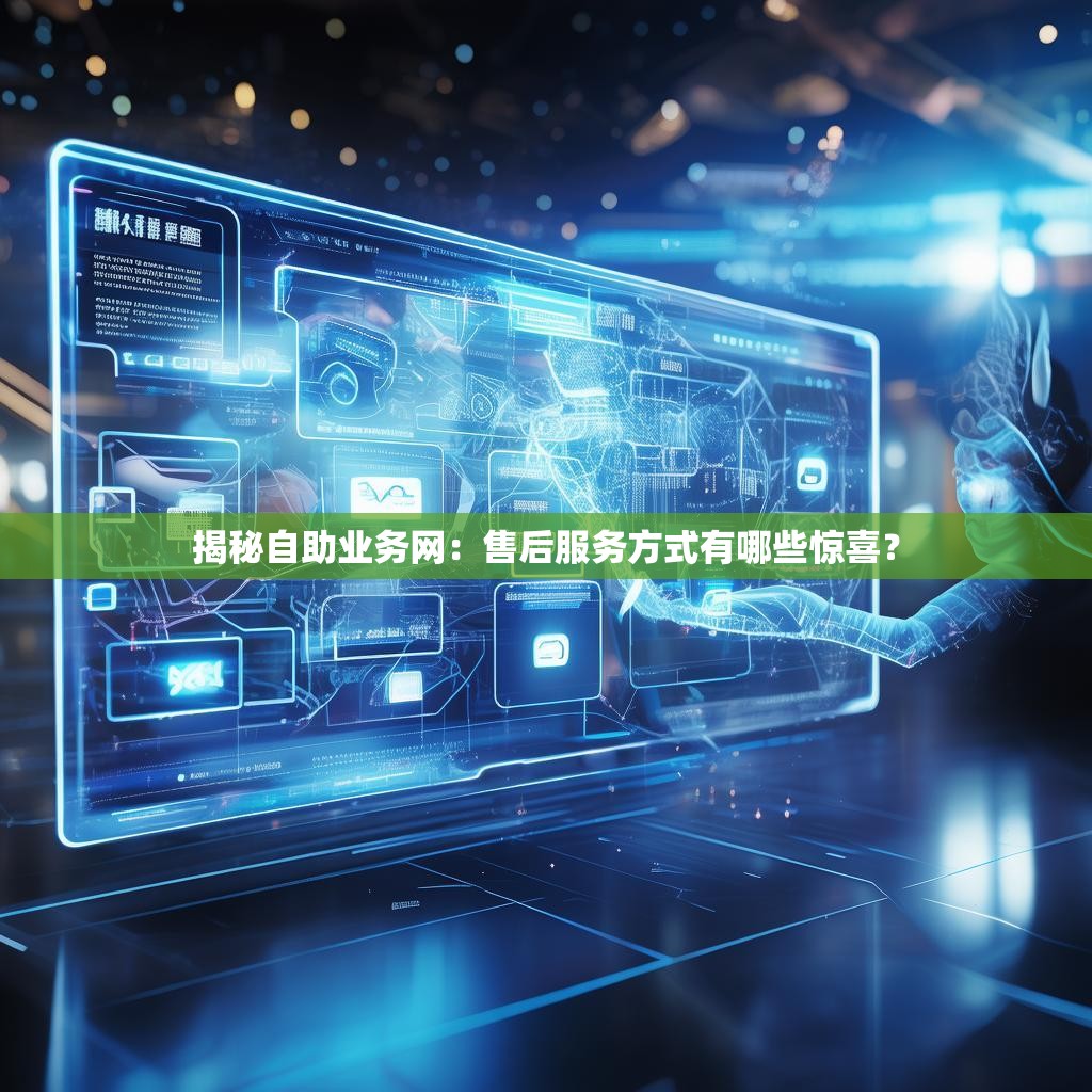 揭秘自助业务网：售后服务方式有哪些惊喜？