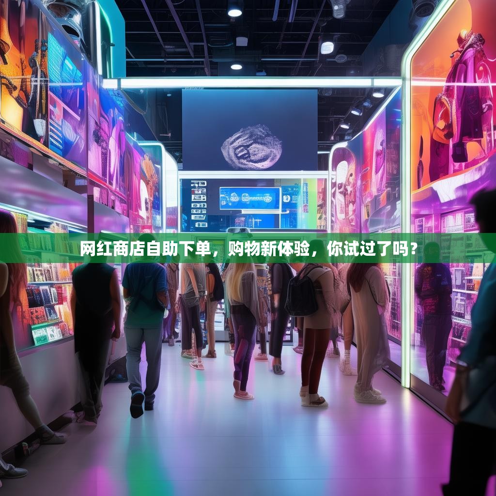网红商店自助下单，购物新体验，你试过了吗？