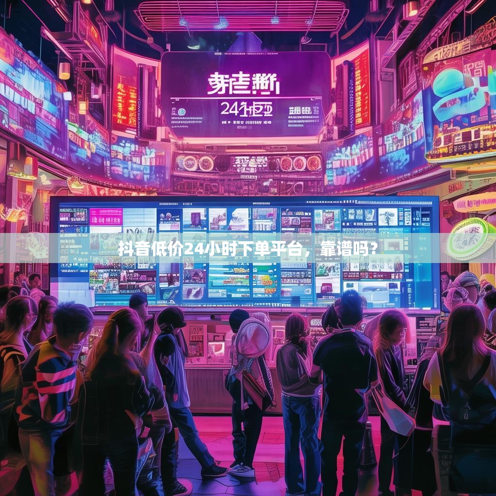 抖音低价24小时下单平台，靠谱吗？