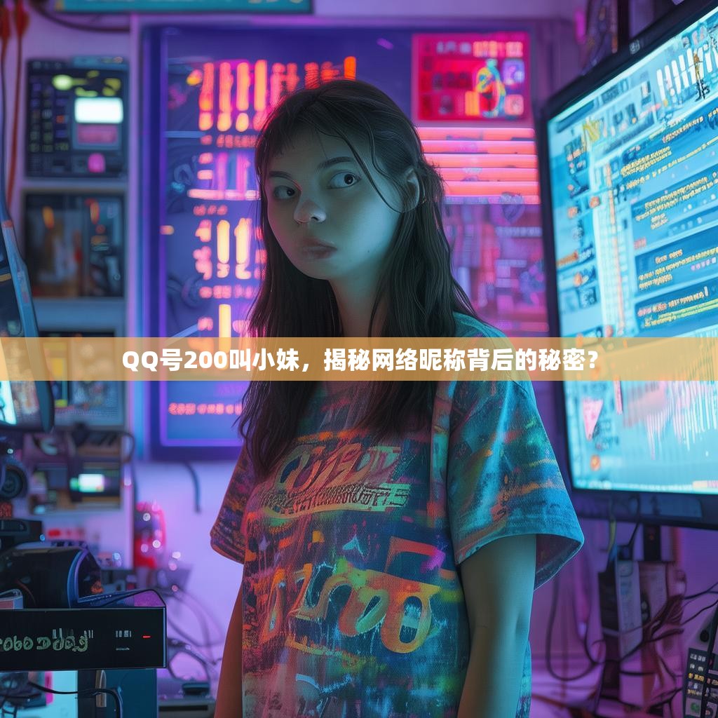 QQ号200叫小妹，揭秘网络昵称背后的秘密？