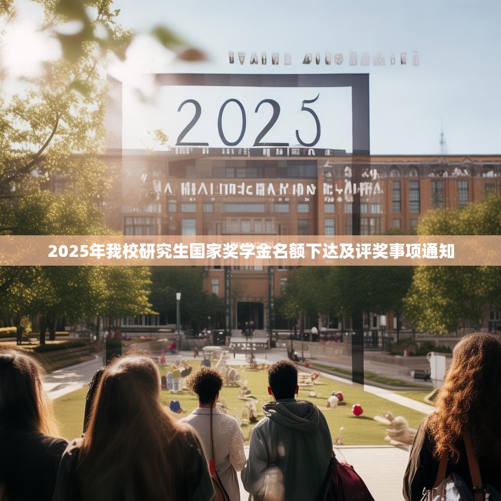 2025年我校研究生国家奖学金名额下达及评奖事项通知
