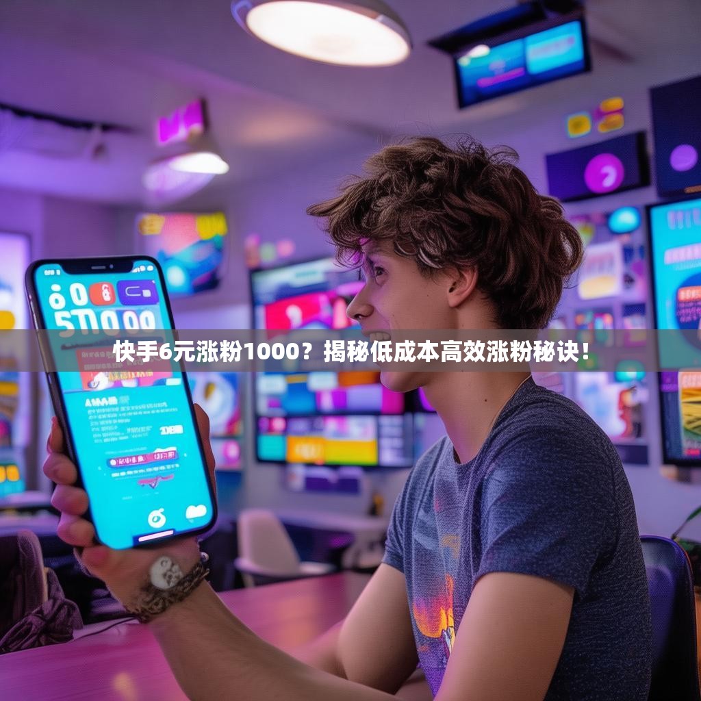 快手6元涨粉1000？揭秘低成本高效涨粉秘诀！