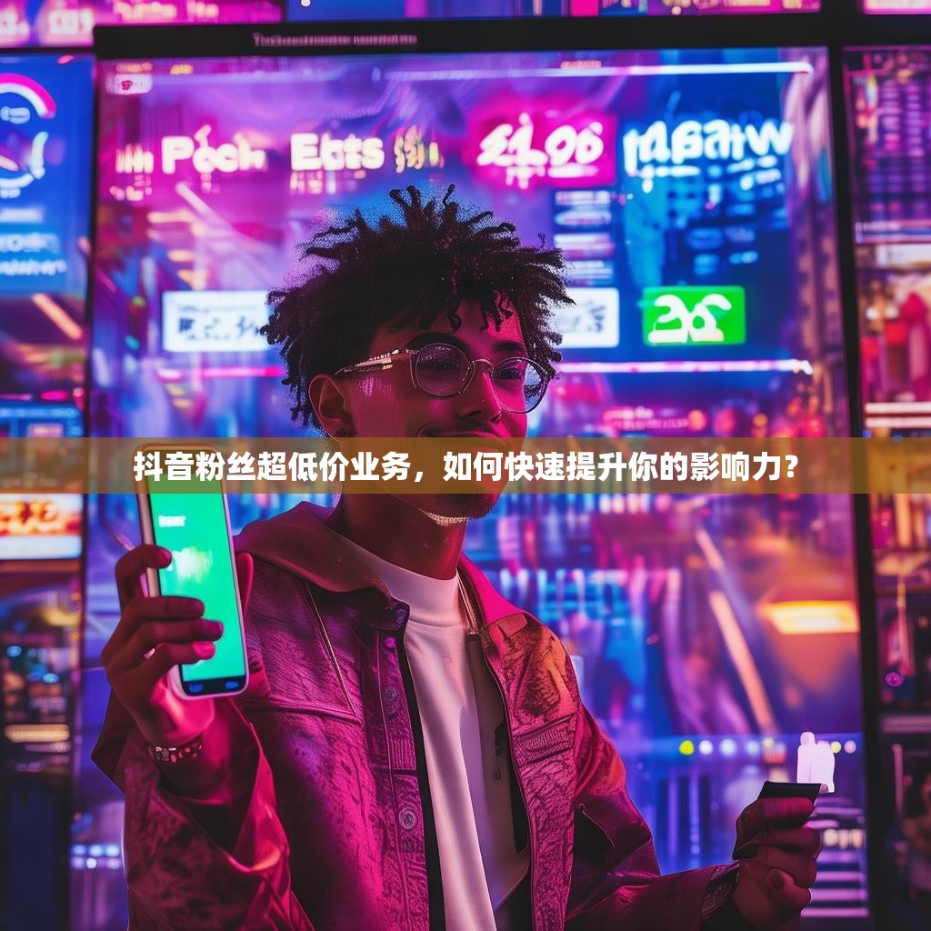 抖音粉丝超低价业务，如何快速提升你的影响力？