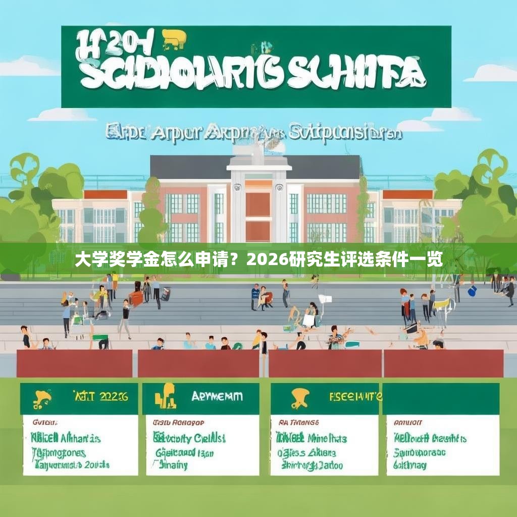 大学奖学金怎么申请？2026研究生评选条件一览