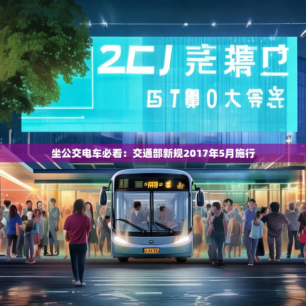 坐公交电车必看：交通部新规2017年5月施行