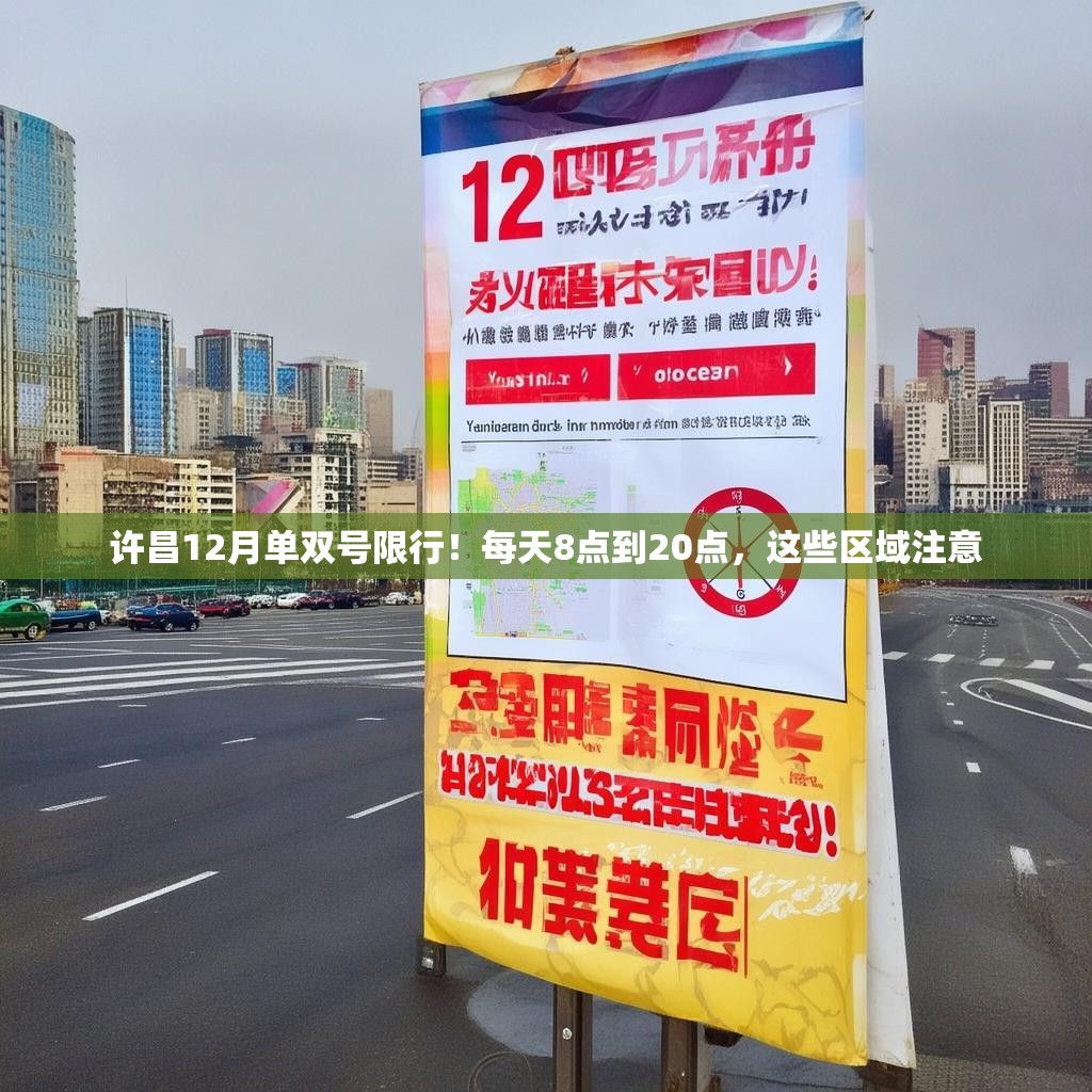 许昌12月单双号限行！每天8点到20点，这些区域注意