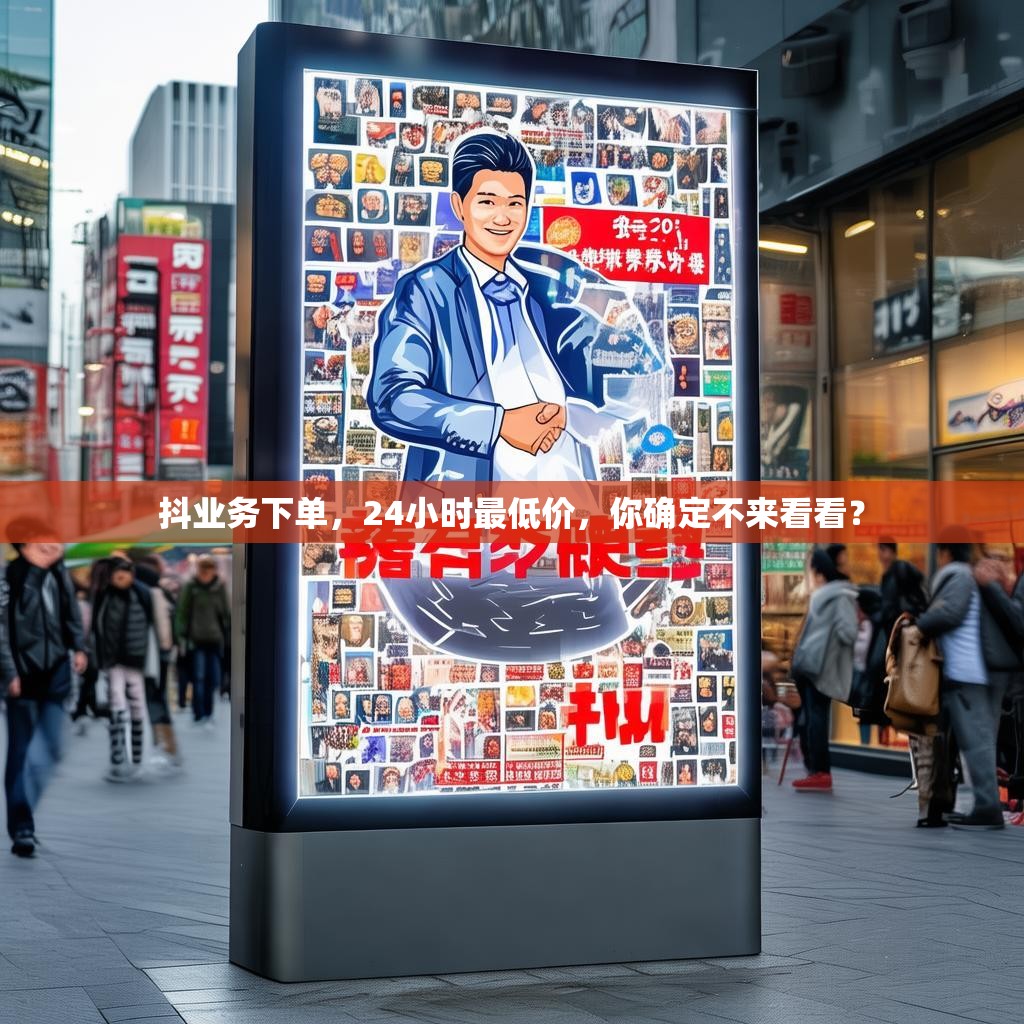 抖业务下单，24小时最低价，你确定不来看看？