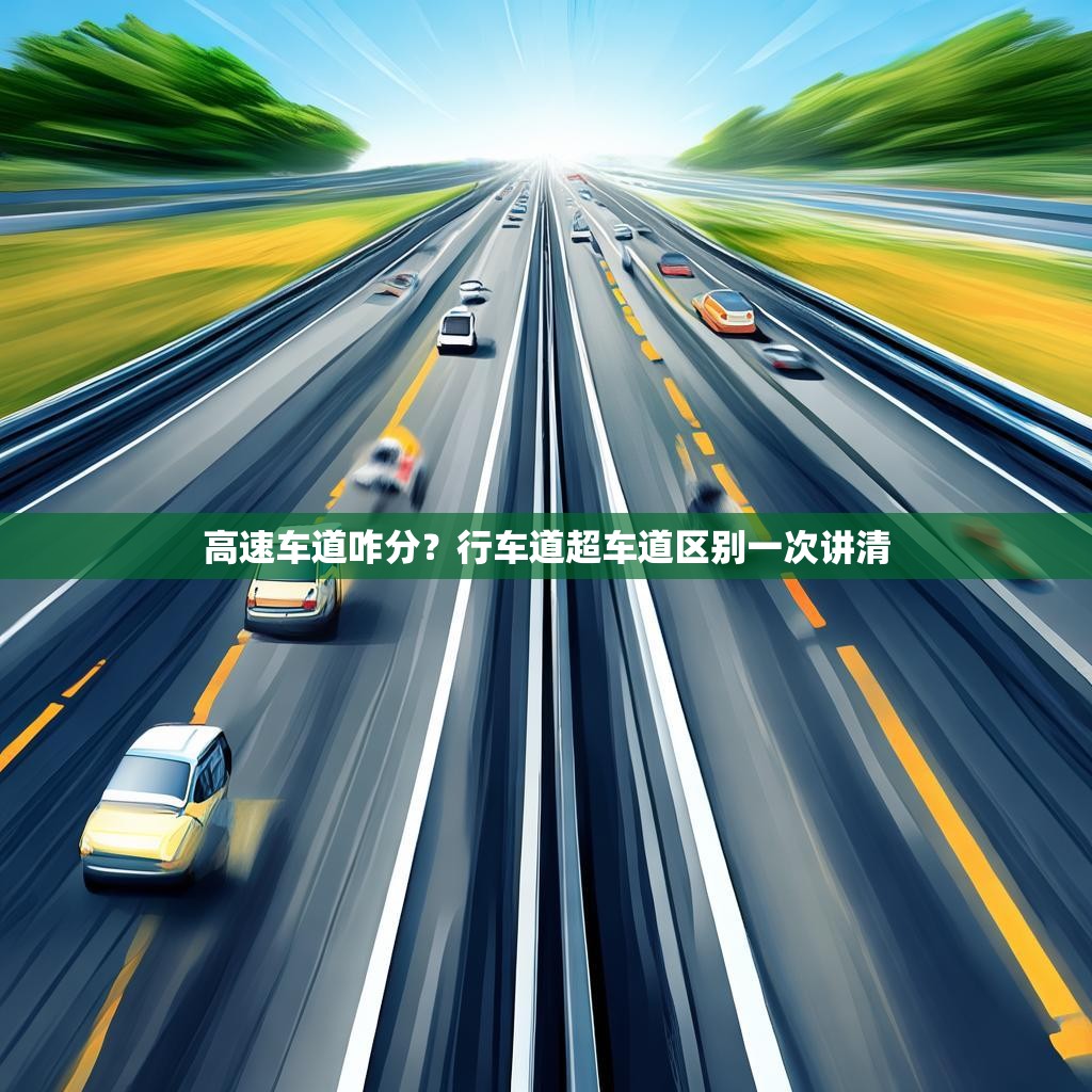 高速车道咋分？行车道超车道区别一次讲清