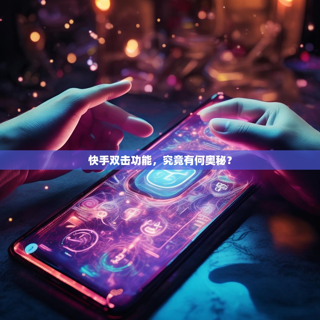 快手双击功能，究竟有何奥秘？