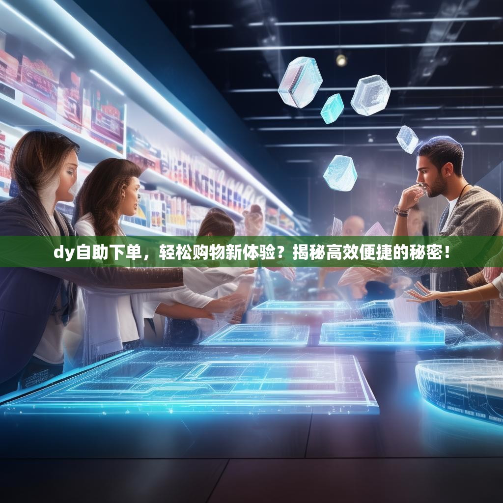 dy自助下单，轻松购物新体验？揭秘高效便捷的秘密！