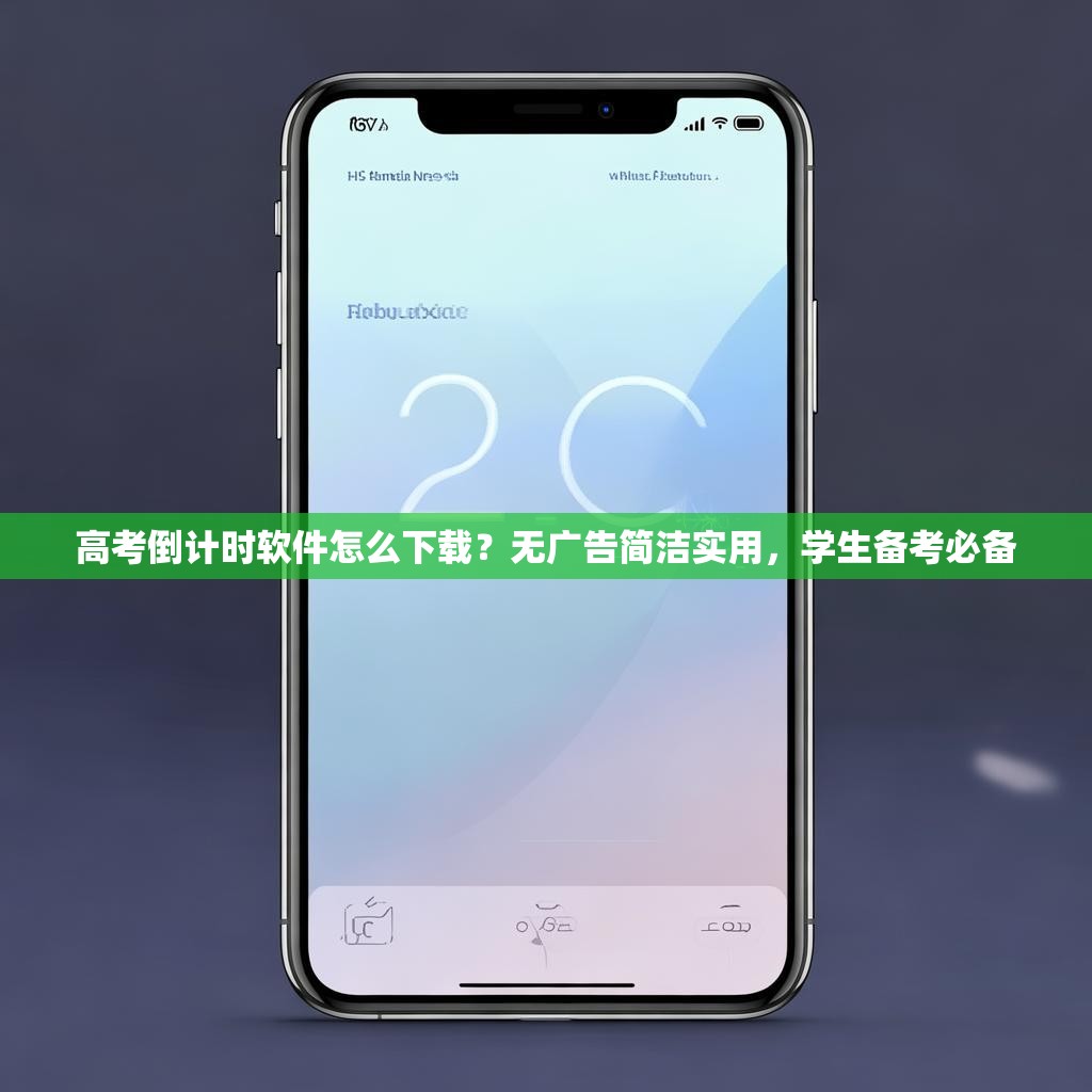 高考倒计时软件怎么下载？无广告简洁实用，学生备考必备