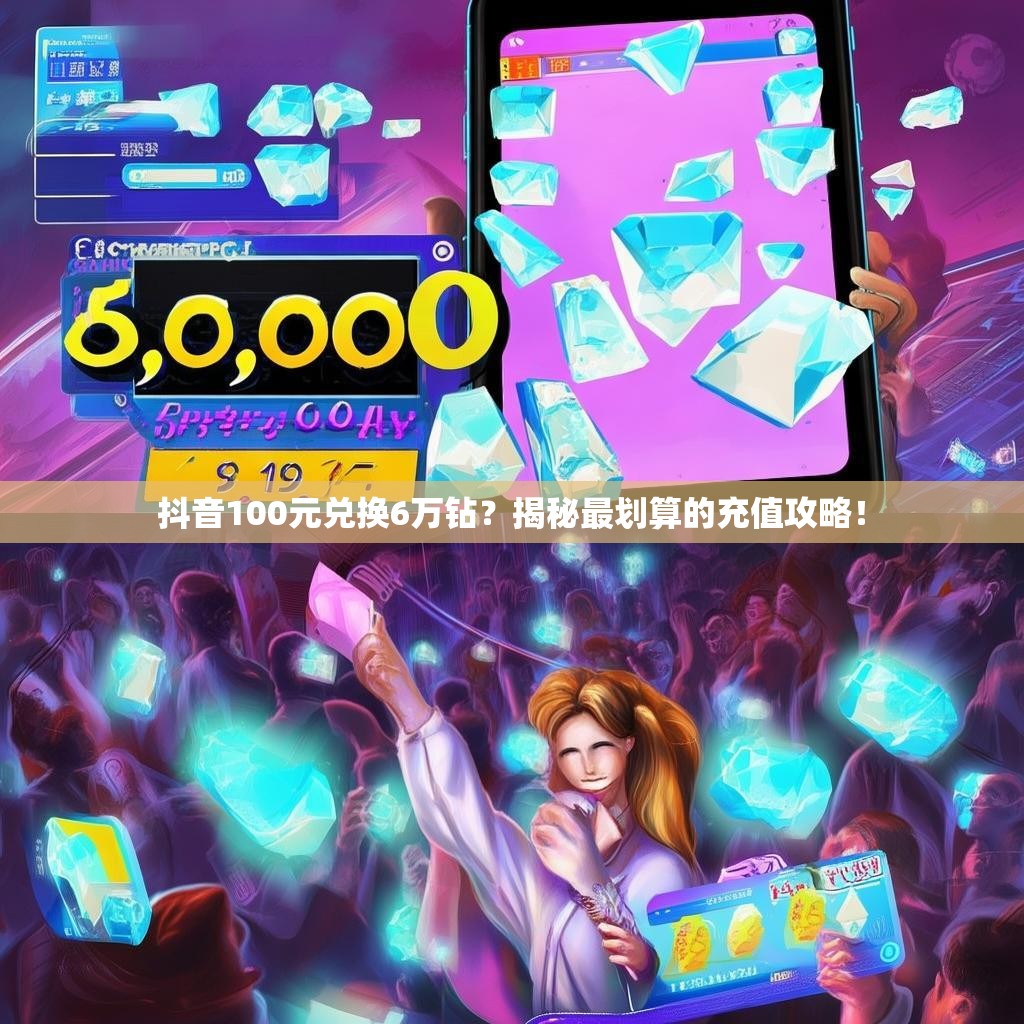 抖音100元兑换6万钻？揭秘最划算的充值攻略！