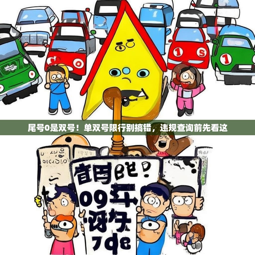 尾号0是双号！单双号限行别搞错，违规查询前先看这