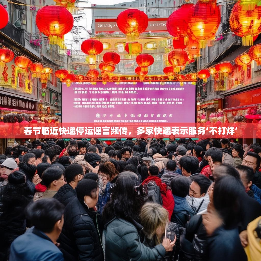 春节临近快递停运谣言频传，多家快递表示服务‘不打烊’