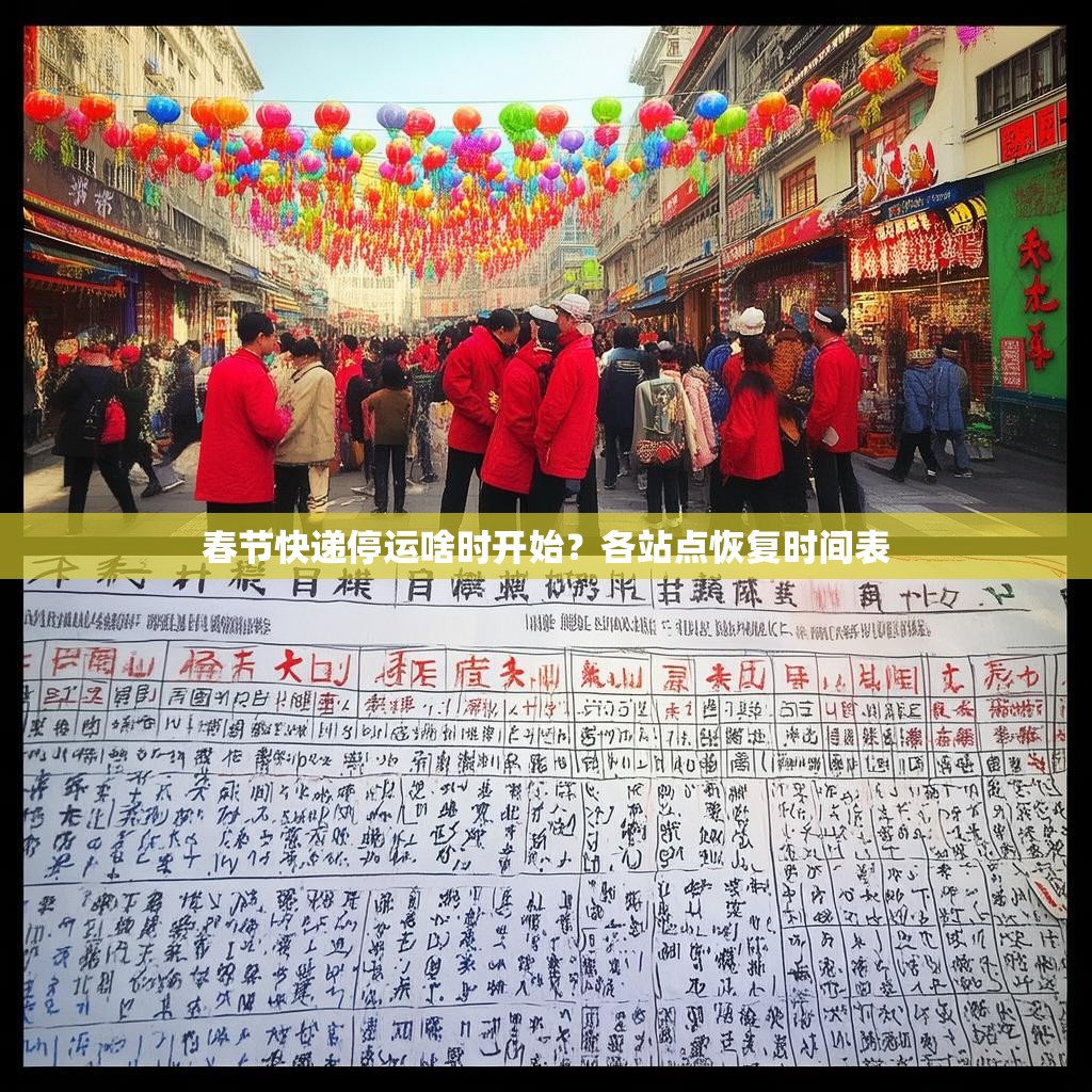 春节快递停运啥时开始？各站点恢复时间表