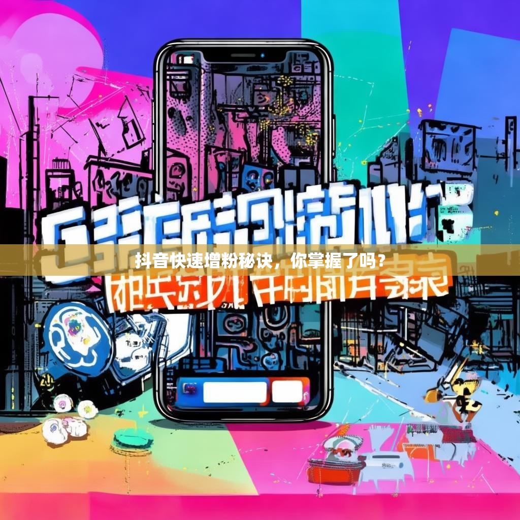 抖音快速增粉秘诀，你掌握了吗？