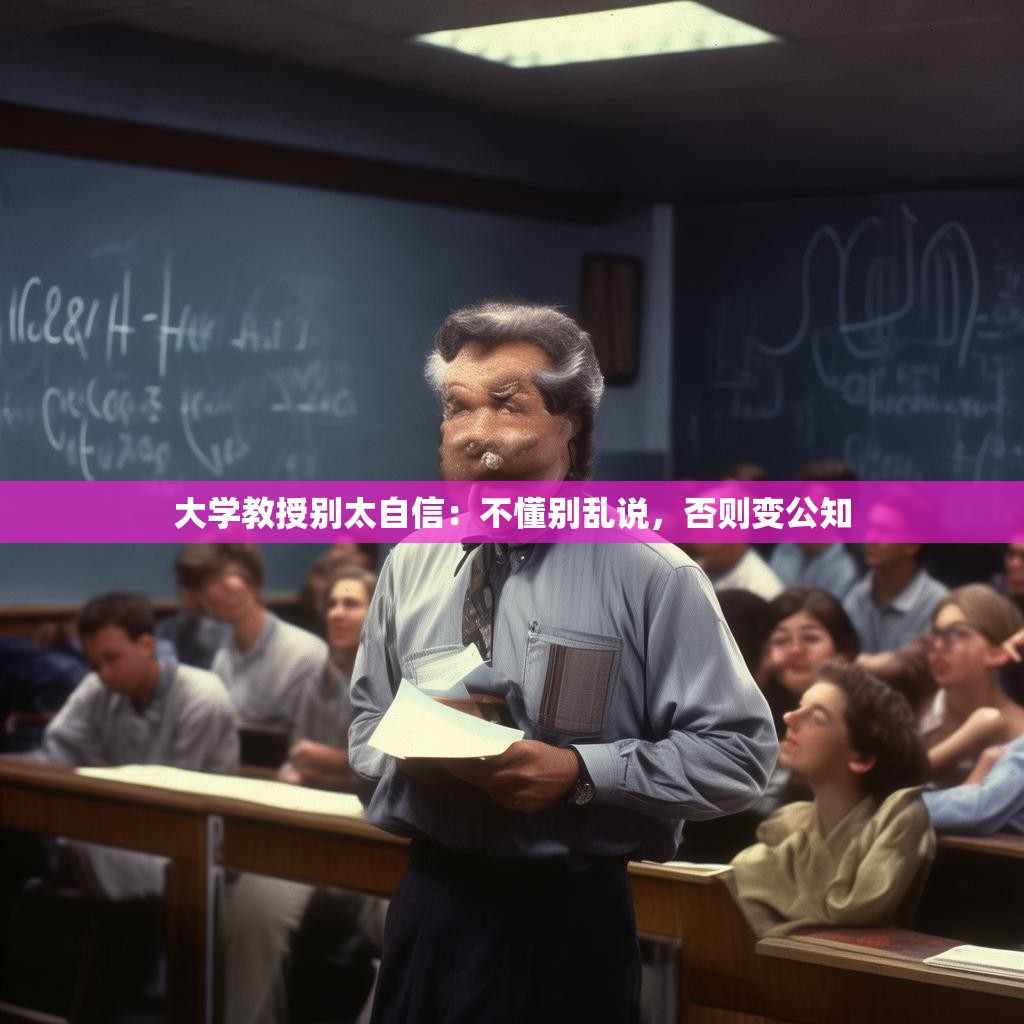 大学教授别太自信：不懂别乱说，否则变公知