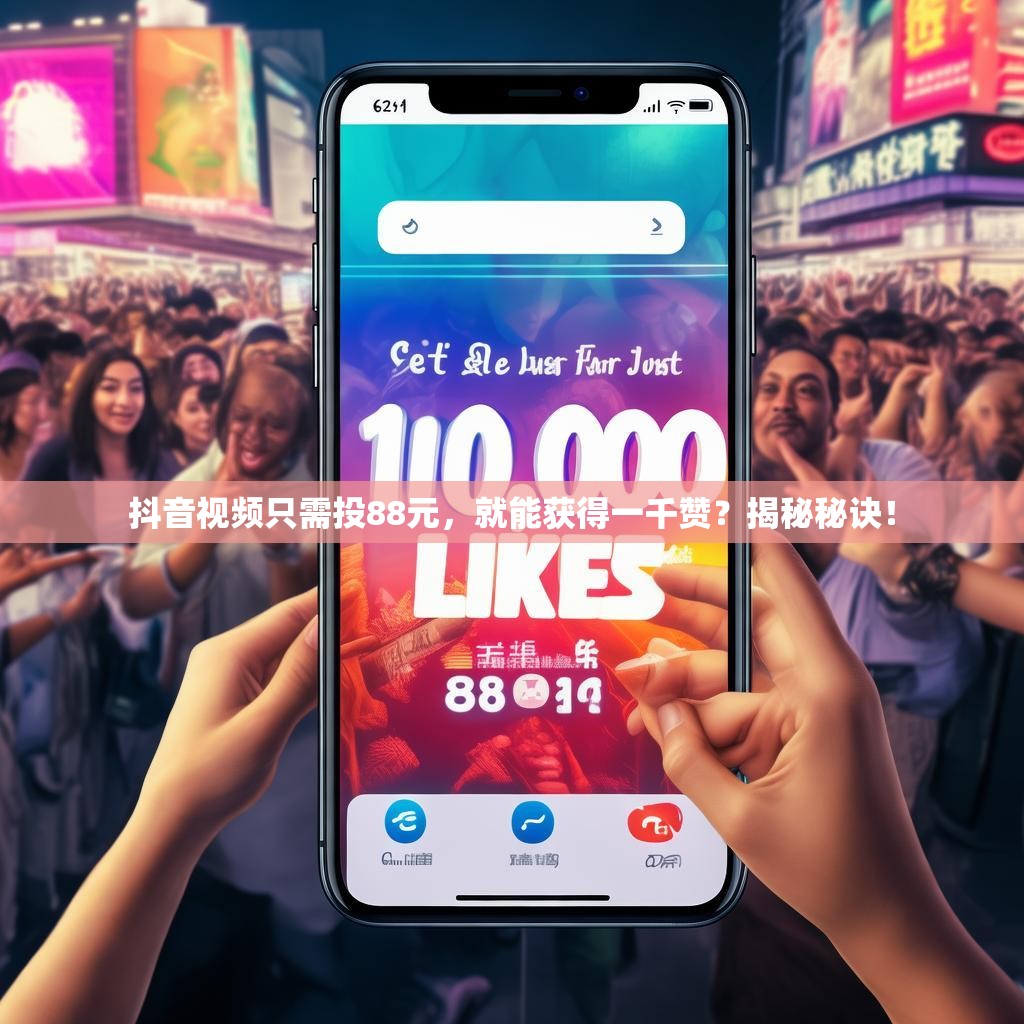 抖音视频只需投88元，就能获得一千赞？揭秘秘诀！