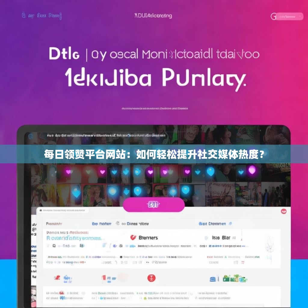 每日领赞平台网站：如何轻松提升社交媒体热度？