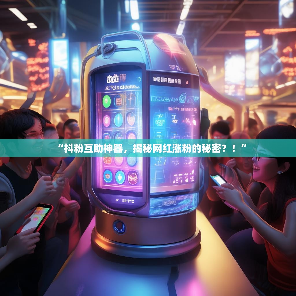 “抖粉互助神器，揭秘网红涨粉的秘密？！”