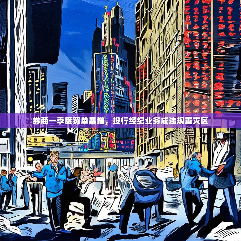 券商一季度罚单暴增，投行经纪业务成违规重灾区