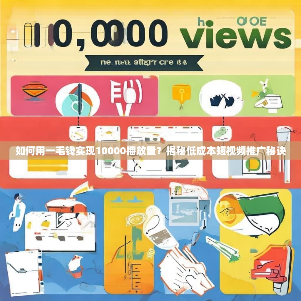 如何用一毛钱实现10000播放量？揭秘低成本短视频推广秘诀
