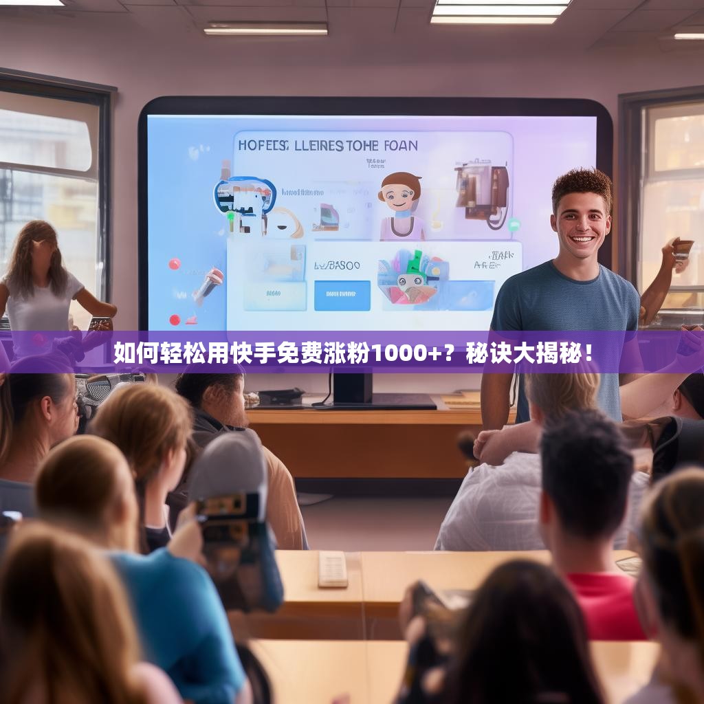 如何轻松用快手免费涨粉1000+？秘诀大揭秘！