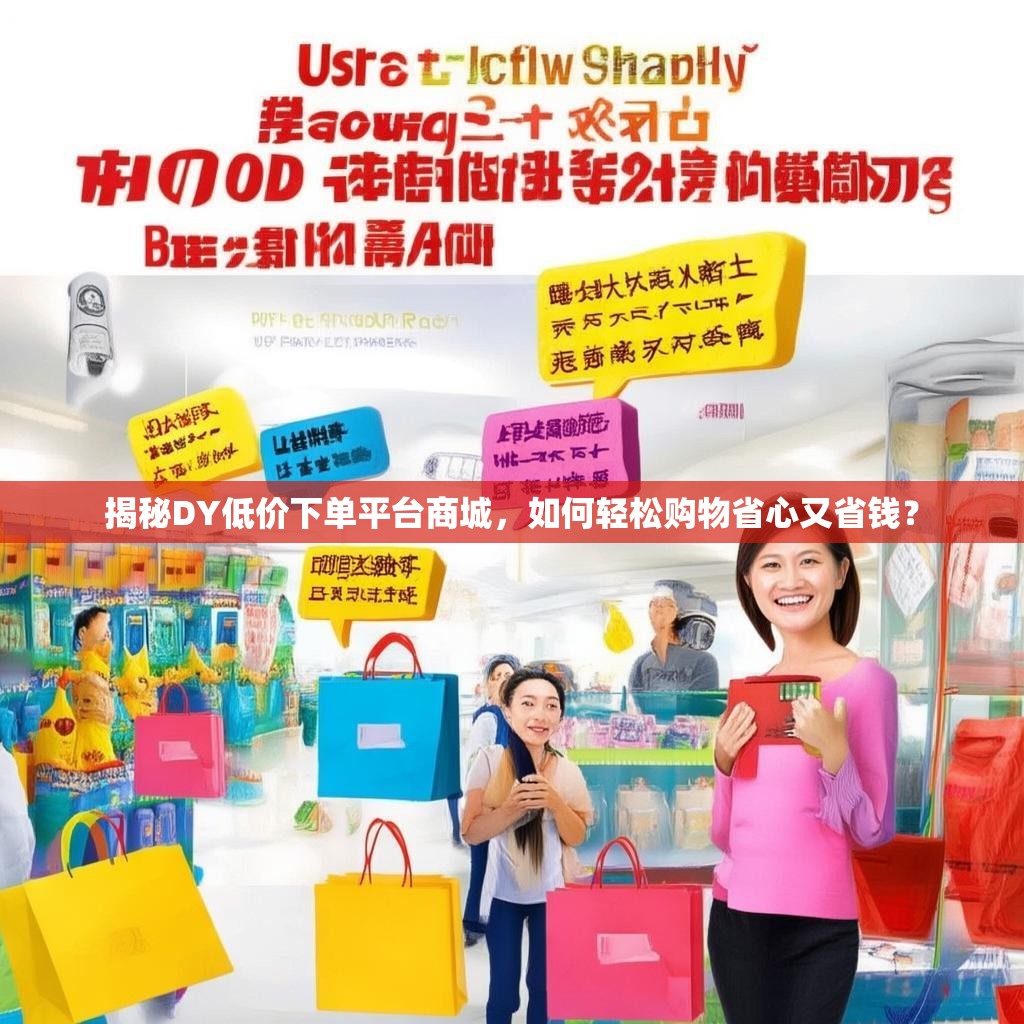 揭秘DY低价下单平台商城，如何轻松购物省心又省钱？