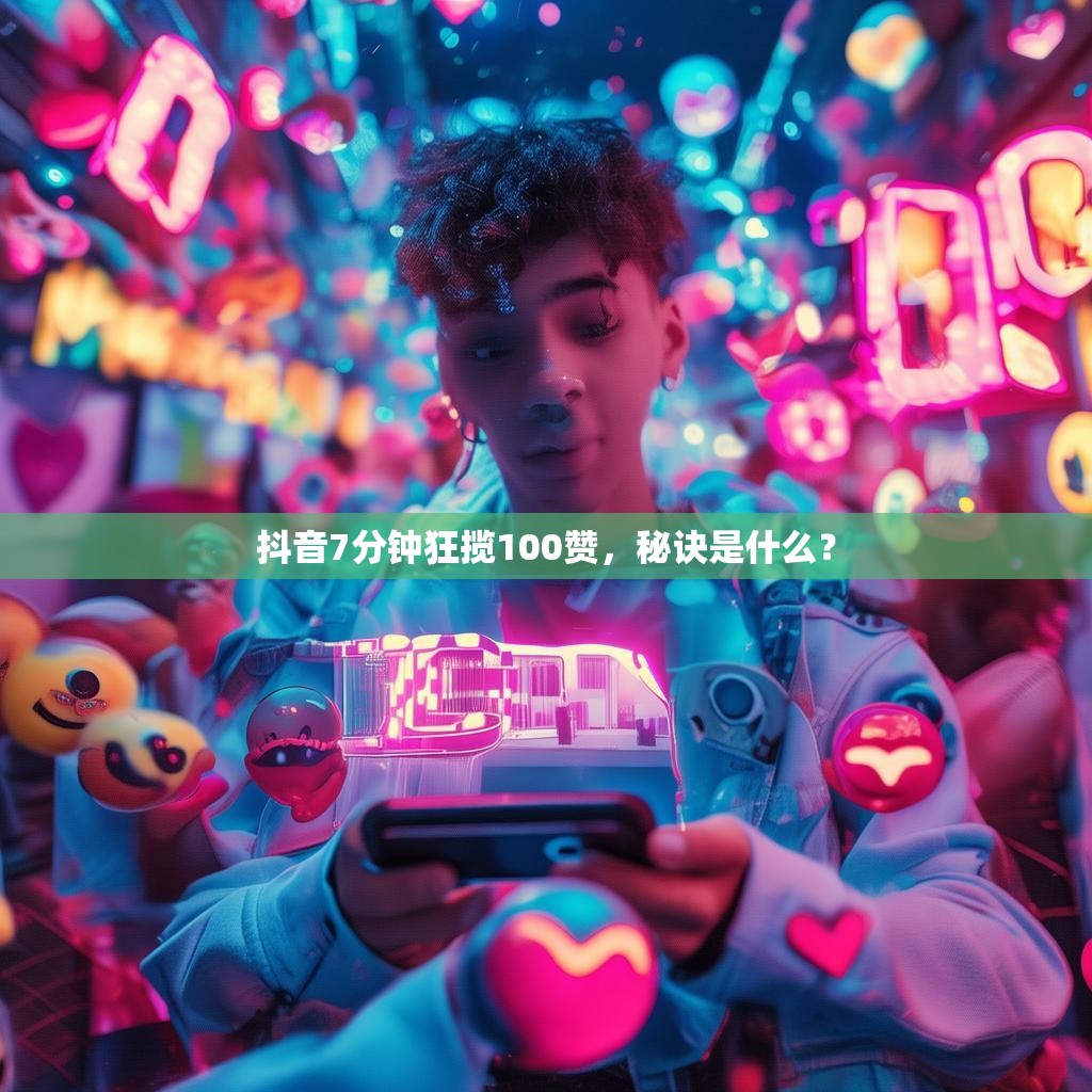 抖音7分钟狂揽100赞，秘诀是什么？