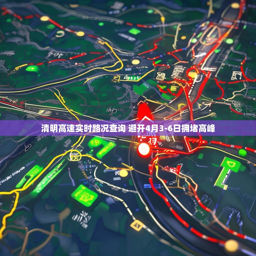 清明高速实时路况查询 避开4月3-6日拥堵高峰