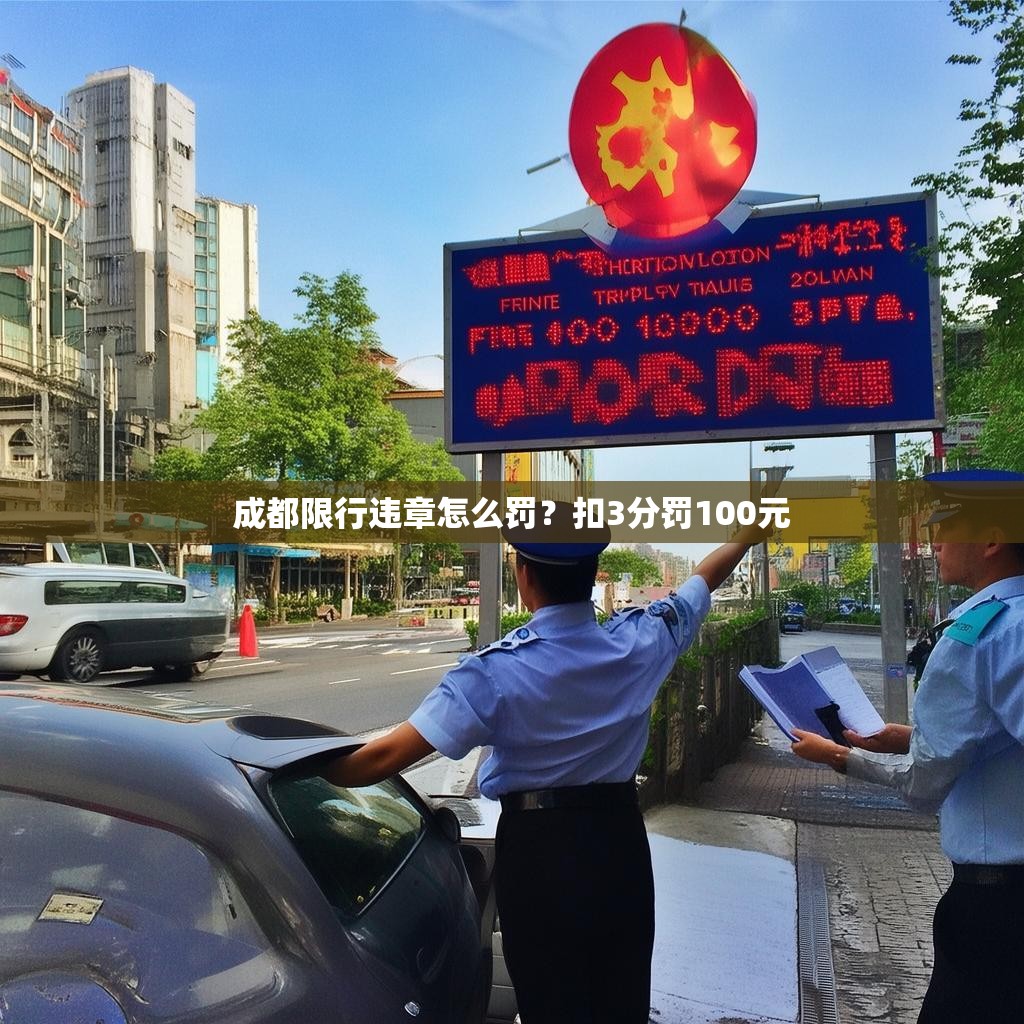 成都限行违章怎么罚？扣3分罚100元