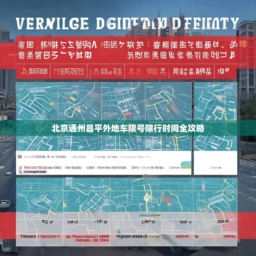 北京通州昌平外地车限号限行时间全攻略
