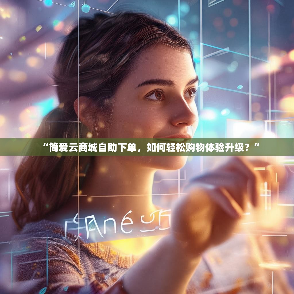 “简爱云商城自助下单，如何轻松购物体验升级？”