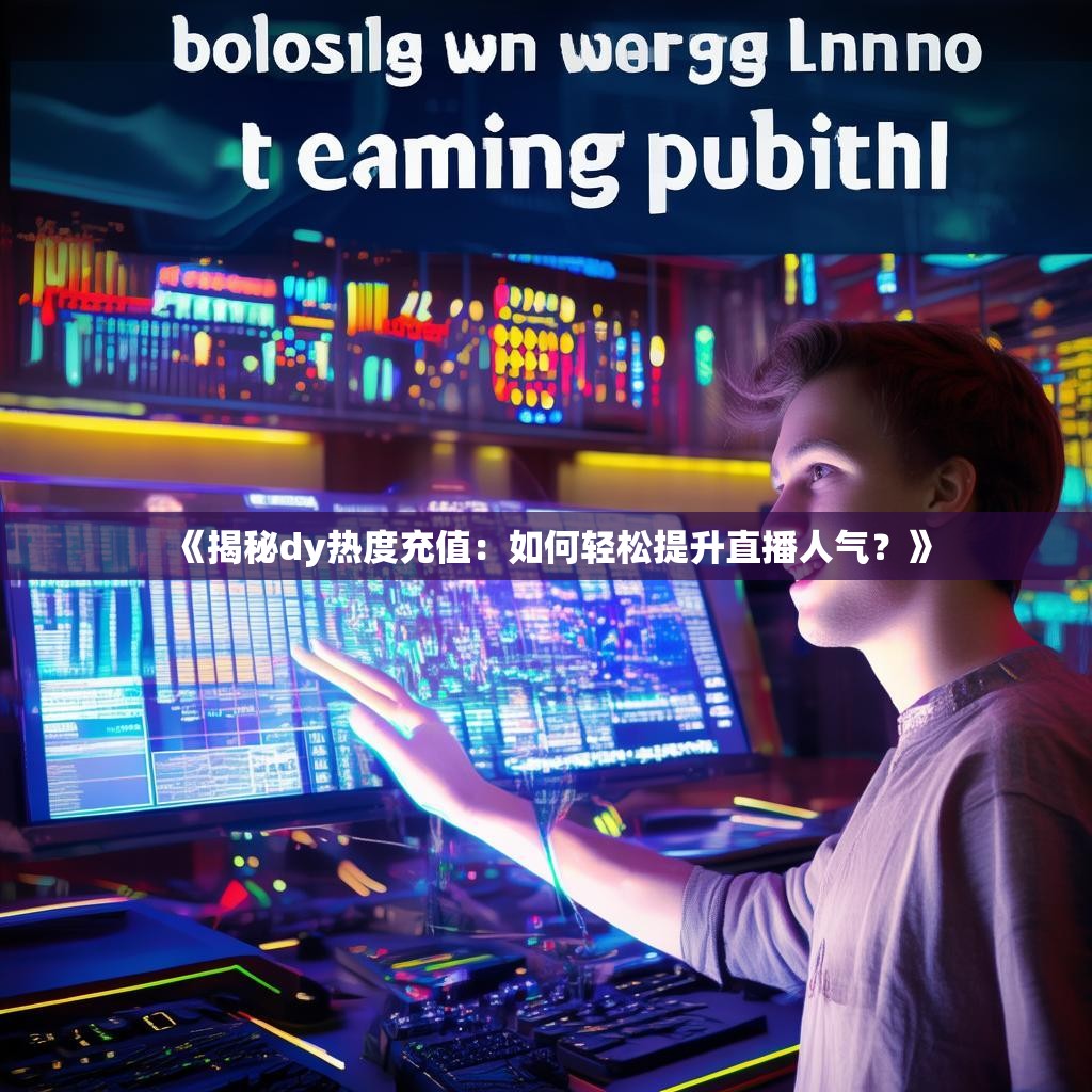 《揭秘dy热度充值：如何轻松提升直播人气？》
