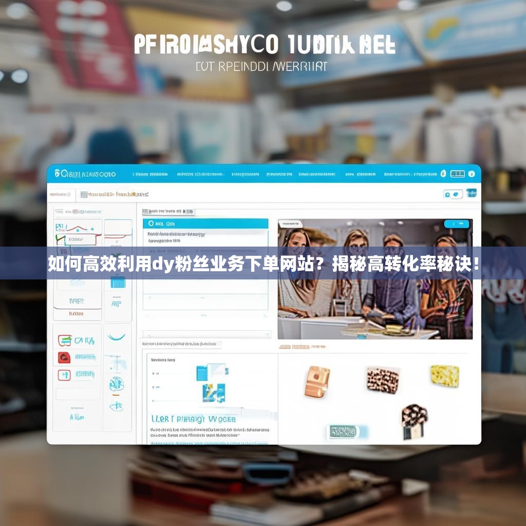 如何高效利用dy粉丝业务下单网站？揭秘高转化率秘诀！
