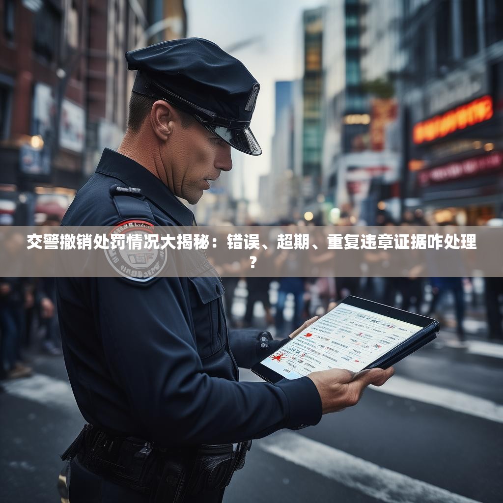 交警撤销处罚情况大揭秘：错误、超期、重复违章证据咋处理？