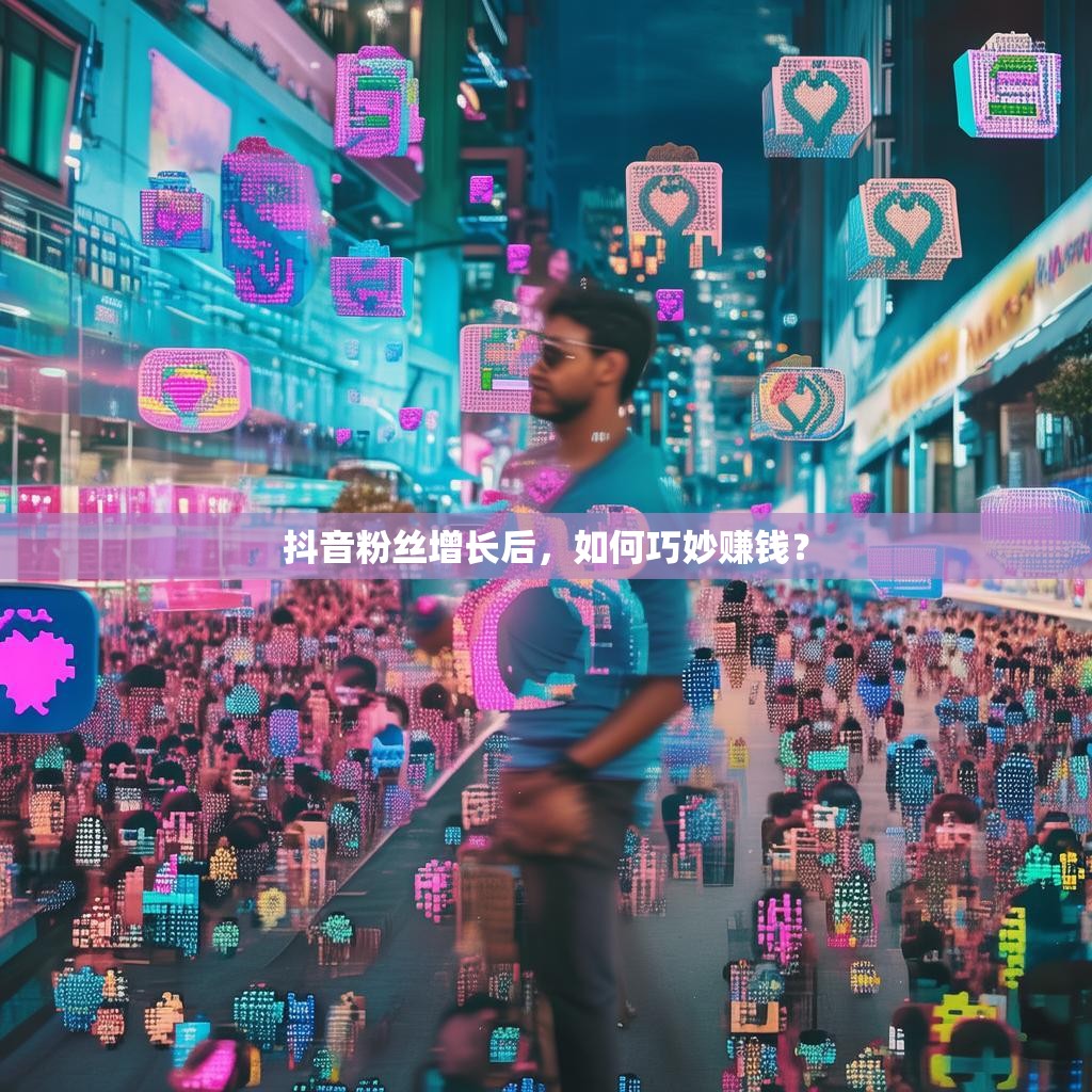 抖音粉丝增长后，如何巧妙赚钱？