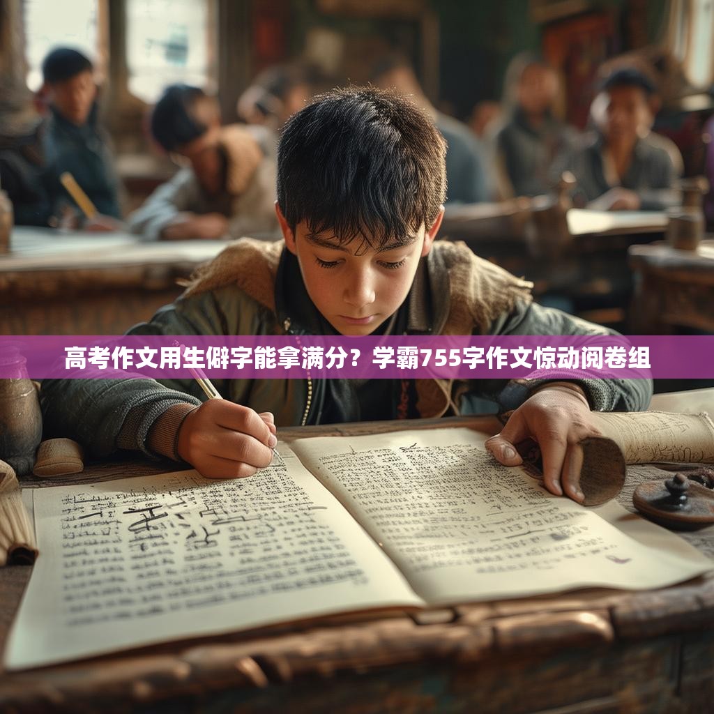 高考作文用生僻字能拿满分？学霸755字作文惊动阅卷组