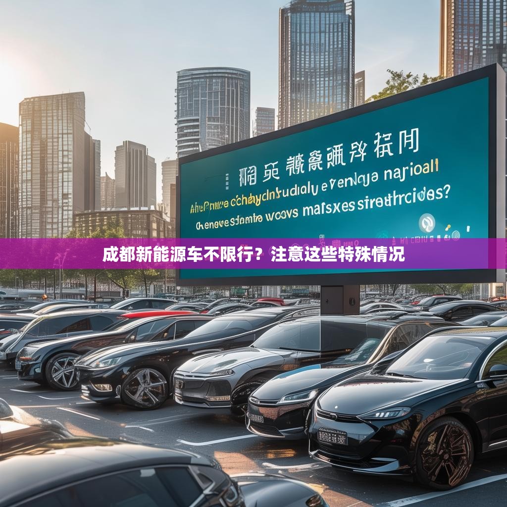 成都新能源车不限行？注意这些特殊情况
