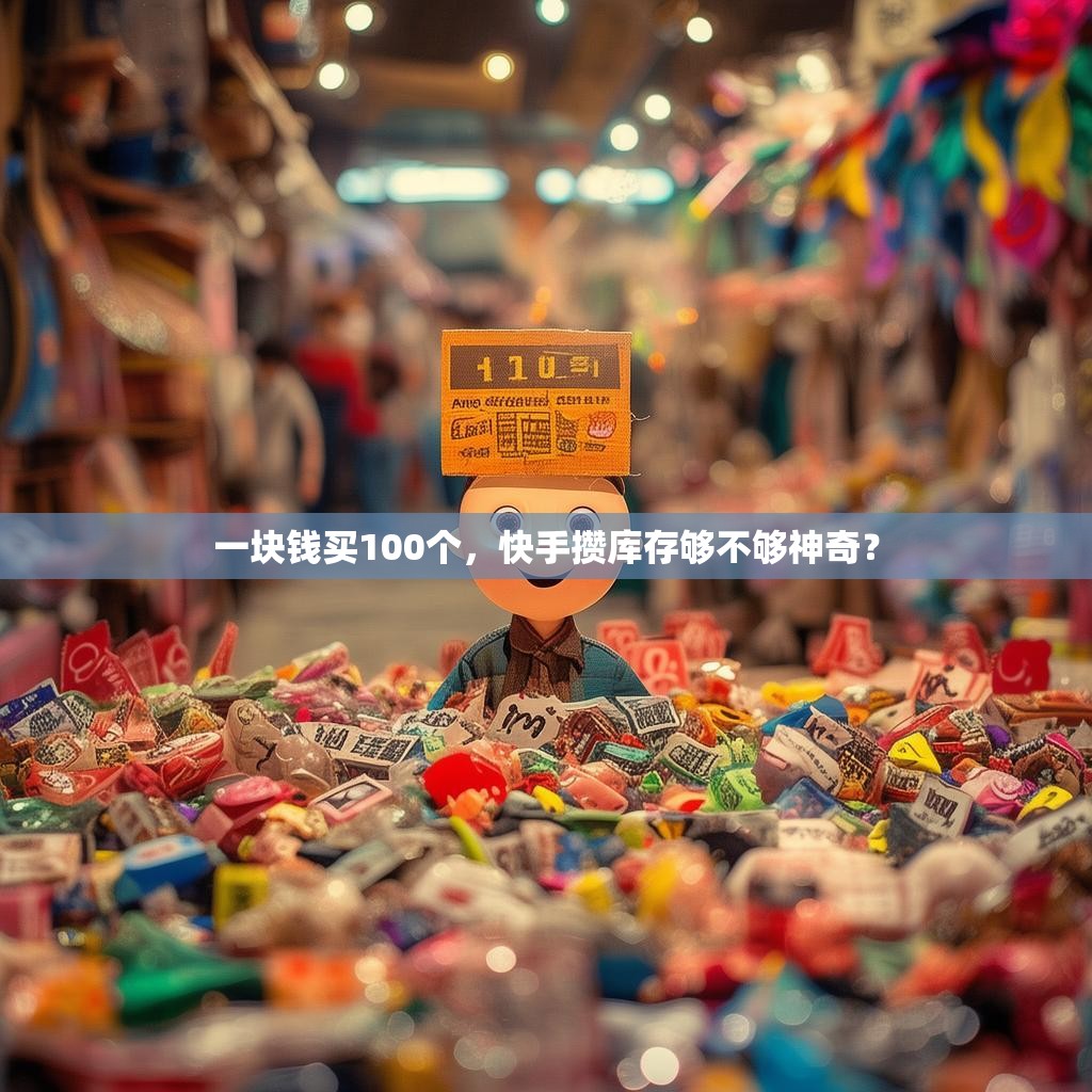 一块钱买100个，快手攒库存够不够神奇？