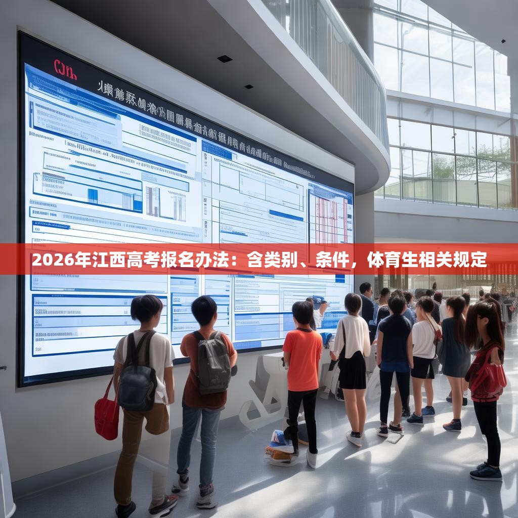 2026年江西高考报名办法：含类别、条件，体育生相关规定