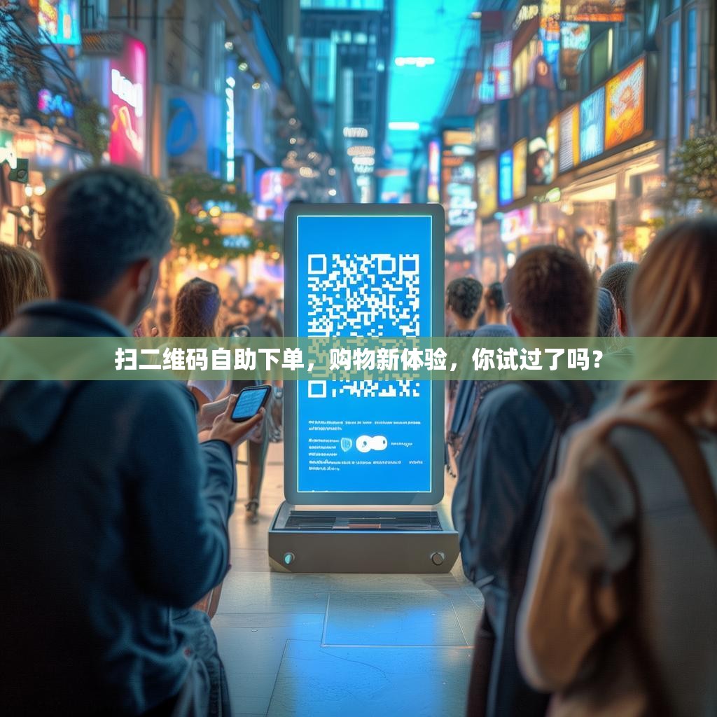 扫二维码自助下单，购物新体验，你试过了吗？