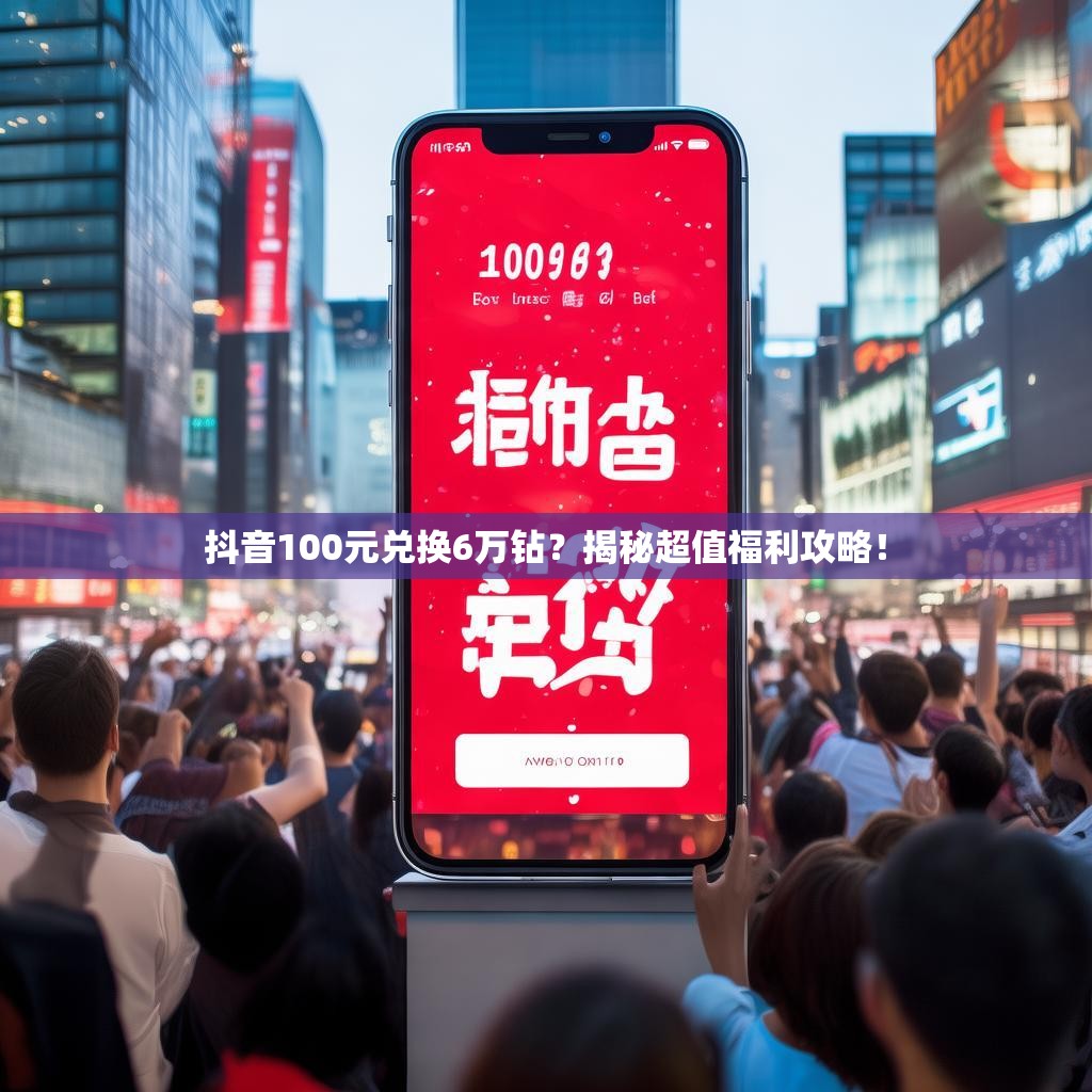 抖音100元兑换6万钻？揭秘超值福利攻略！