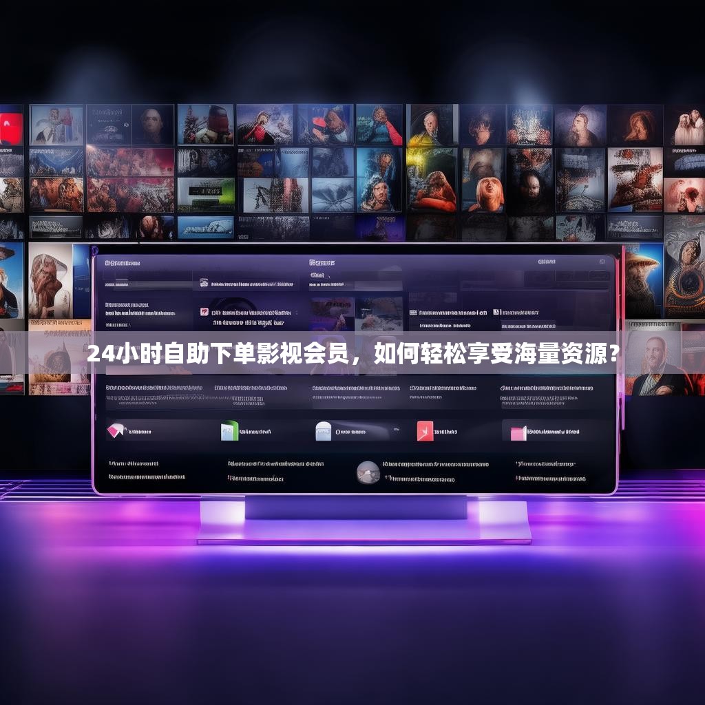 24小时自助下单影视会员，如何轻松享受海量资源？